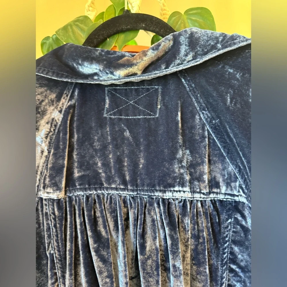 NEW!! Free People We The Free - Night Skies Velvet Top - Picture 12 of 14